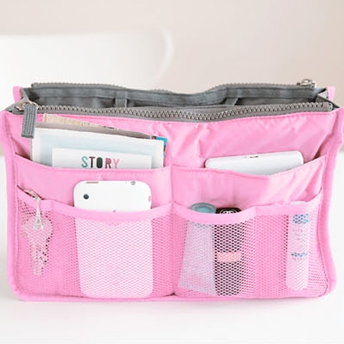 Women Travel Insert Handbag Organiser Purse Large liner Organizer Tidy Bag AH24# - Foto 3 di 4