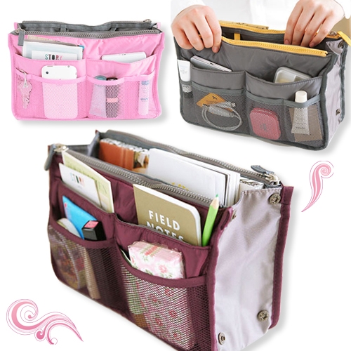 Women Travel Insert Handbag Organiser Purse Large liner Organizer Tidy Bag AH24#